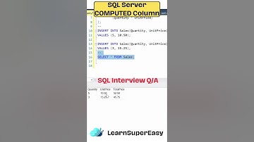 SQL Server COMPUTED Column | Calculated column in SQL Server
