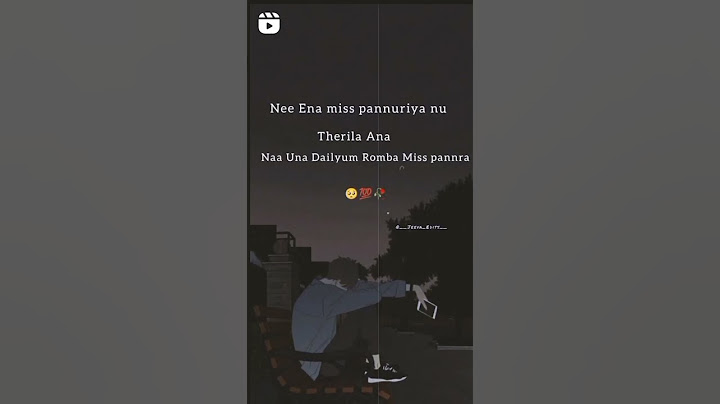 nee eana ana miss pandria nu theriyala ana na una romba miss pandra 🥺🥺🥺🥺🥺Kris love edit