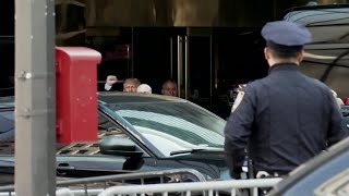 Trump Leaves Trump Tower for Court