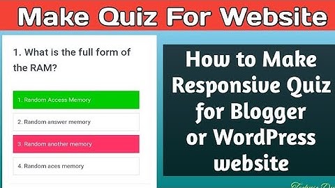 How to add professional MCQ template in website for free in 2 minutes| add MCQ theme to blogger