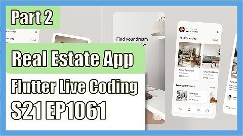 [Flutter] Flutter Live Coding EP1061 (Real Estate App Part 2) | go_router