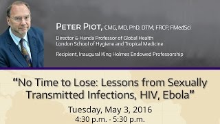 Peter Piot: No Time to Lose: Lessons from Sexually Transmitted Infections, HIV, Ebola