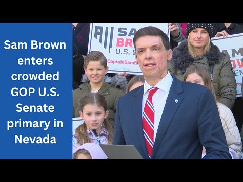 Retired Army Captain Sam Brown Files 2Nd Bid For Nevada U.S. Senate Seat
