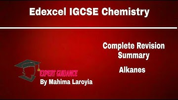 Alkanes|Edexcel IGCSE|Chemistry|Complete Revision Summary