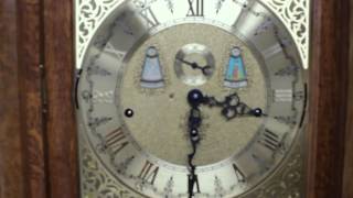 Rare Vintage Kieninger Triple Weight Triple Chime Musical Longcase Grandfather Clock With Calendar