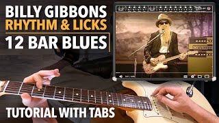 Billy Gibbons Blues Rhythm & Lead Guitar Lesson – ZZ Top Brown Sugar