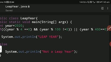 Leap year program in java#viral #trending #java #javaprogramming
