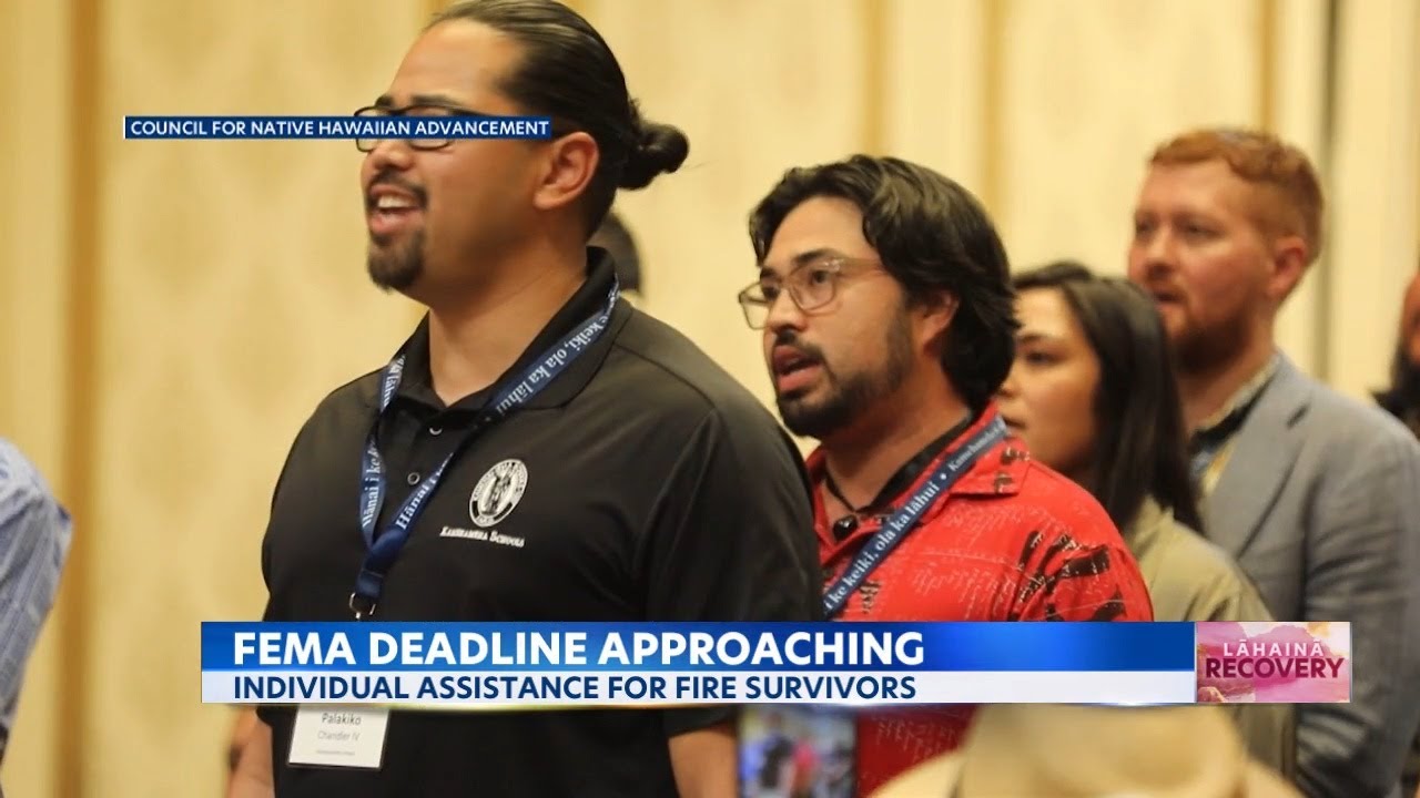 FEMA deadlines approaching for Maui wildfire survivors - YouTube