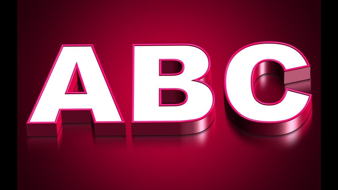 How to Create 3D Text Professional 3D Text Design by ishfaq artist YouTube