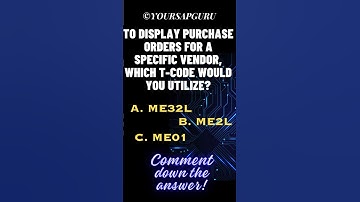 Day17 Level Up Your SAP Skills: Quiz Time with 100 days challenge #shorts#education#youtube#learning