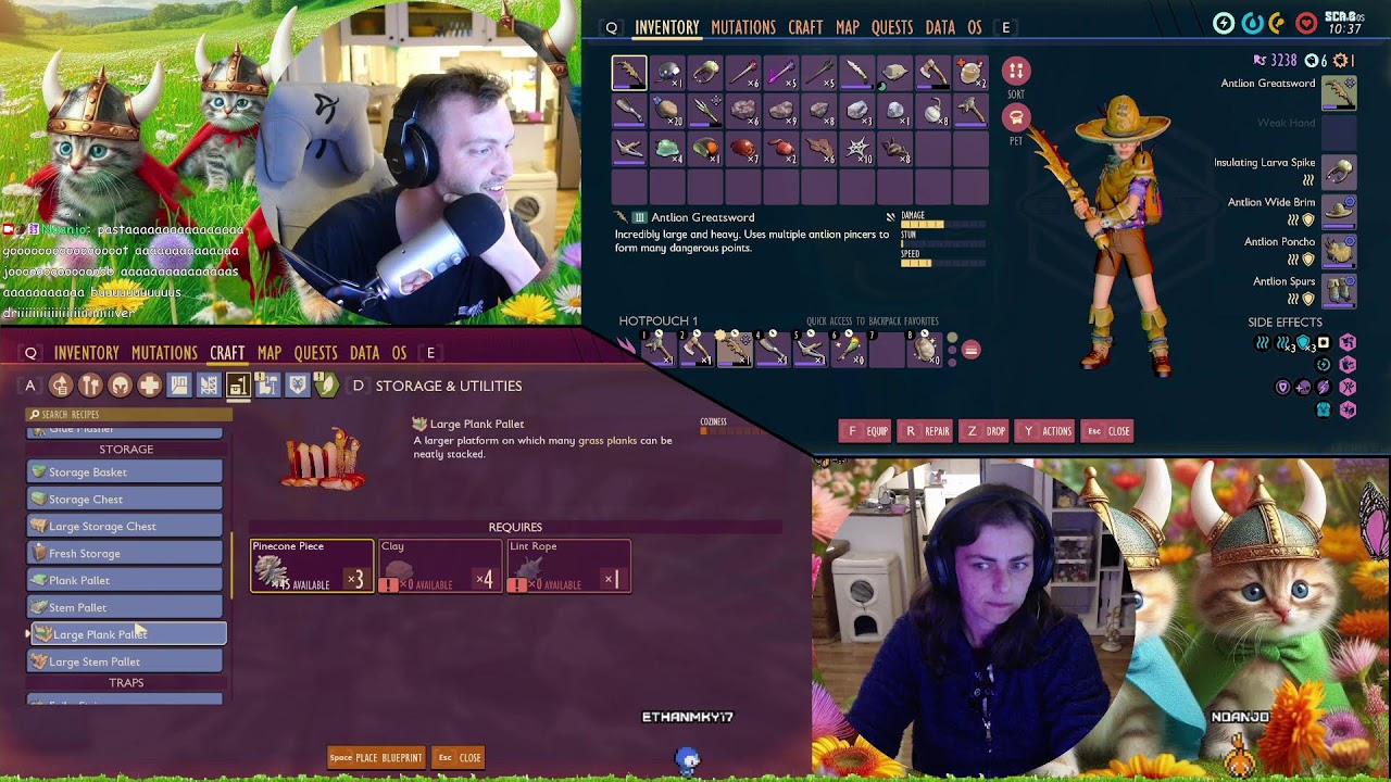 We have a floating head robot friend now. Grounded with Neen