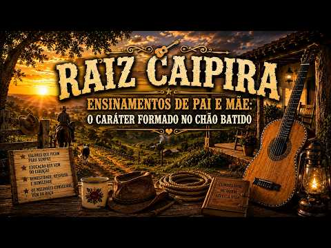 RAIZ CAIPIRA | Ensinamentos de Pai e Mãe Que o Mundo Esqueceu 🎻