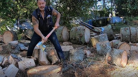 BIG KNARLY WOOD, CHOOSING THE RIGHT SPLITTING AXE