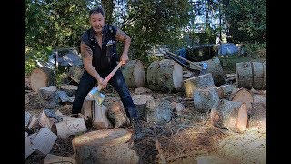 BIG KNARLY WOOD, CHOOSING THE RIGHT SPLITTING AXE