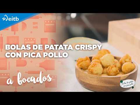 BITES: Crispy potato balls with fried chicken