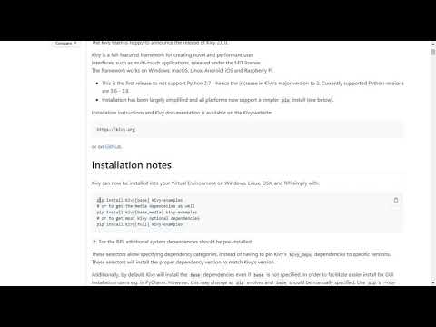 How to install kivy 2 on windows