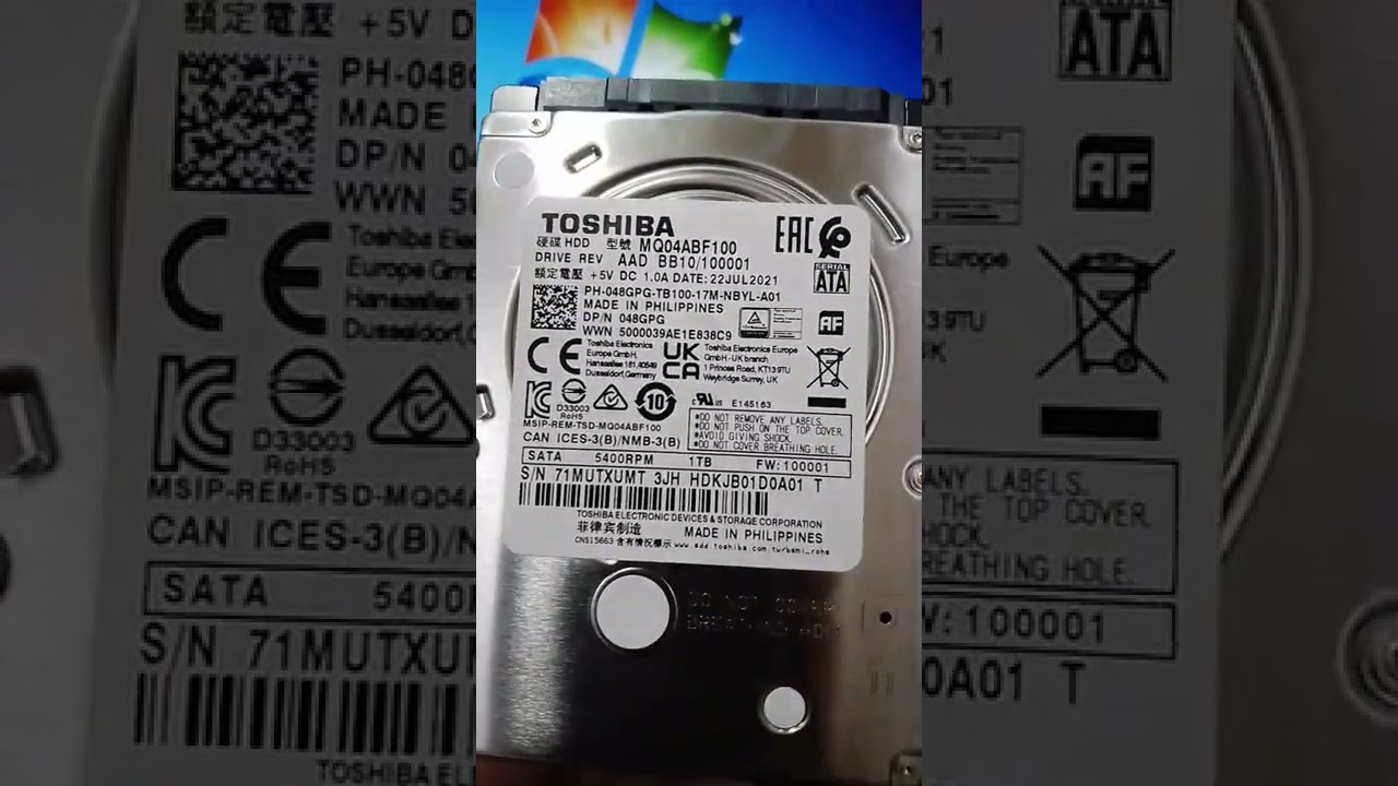 1 TB hdd Original Toshiba | made in Philippine | 3000 BDT.