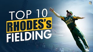 TOP 10  Jonty Rhodes Diving Fielding Diving Saves 😱 | The best of Jonty Rhodes in the field