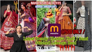 I have ordered huge Navratri Special Chaniya Choli/Semi Stitched Lehenga From Meesho | Meesho Haul screenshot 3