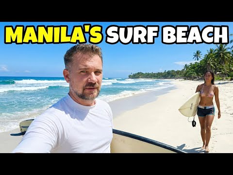 We Found Manila's Surfing Beaches and WOW They Are Packed