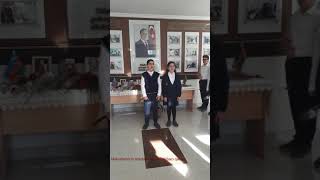 Məktəbimizin istedadlı şagirdləri bacı qardaş Fidan Fərzəliyeva Fərid Fərzəliyev Xalq Heydər söyləyə