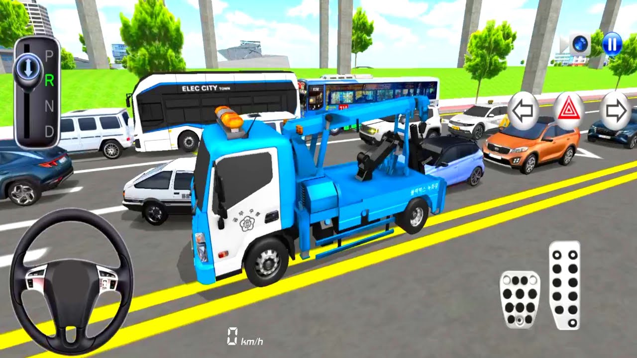 New Hyundai Tow Truck Narrow Road Driving - 3D Driving Class 2 - Best Android Gameplay 
