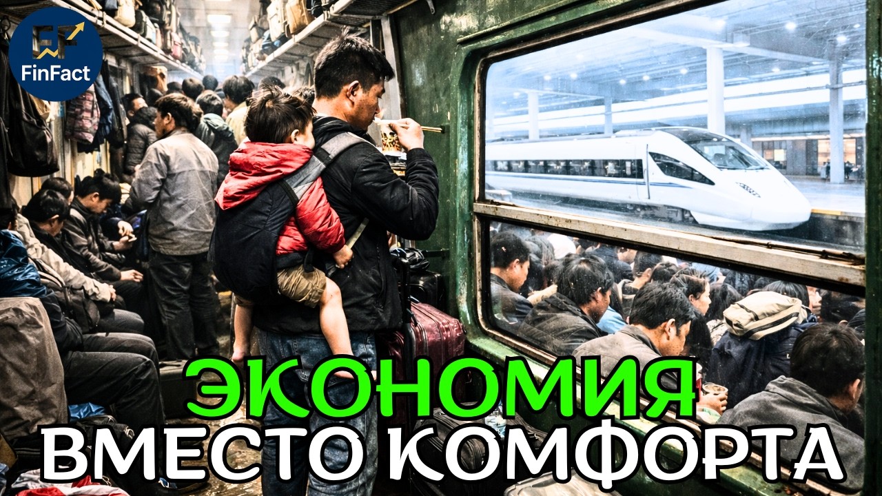 Железнодорожный парадокс Китая: современные дорогие линии пусты, старые переполнены!