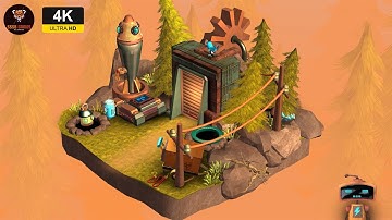 Tiny Robots Recharged: Level 8 - 3 Stars GamePlay [PC - 4K - 60fps]