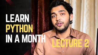 Python Series | Lecture 2 | #programming #python 