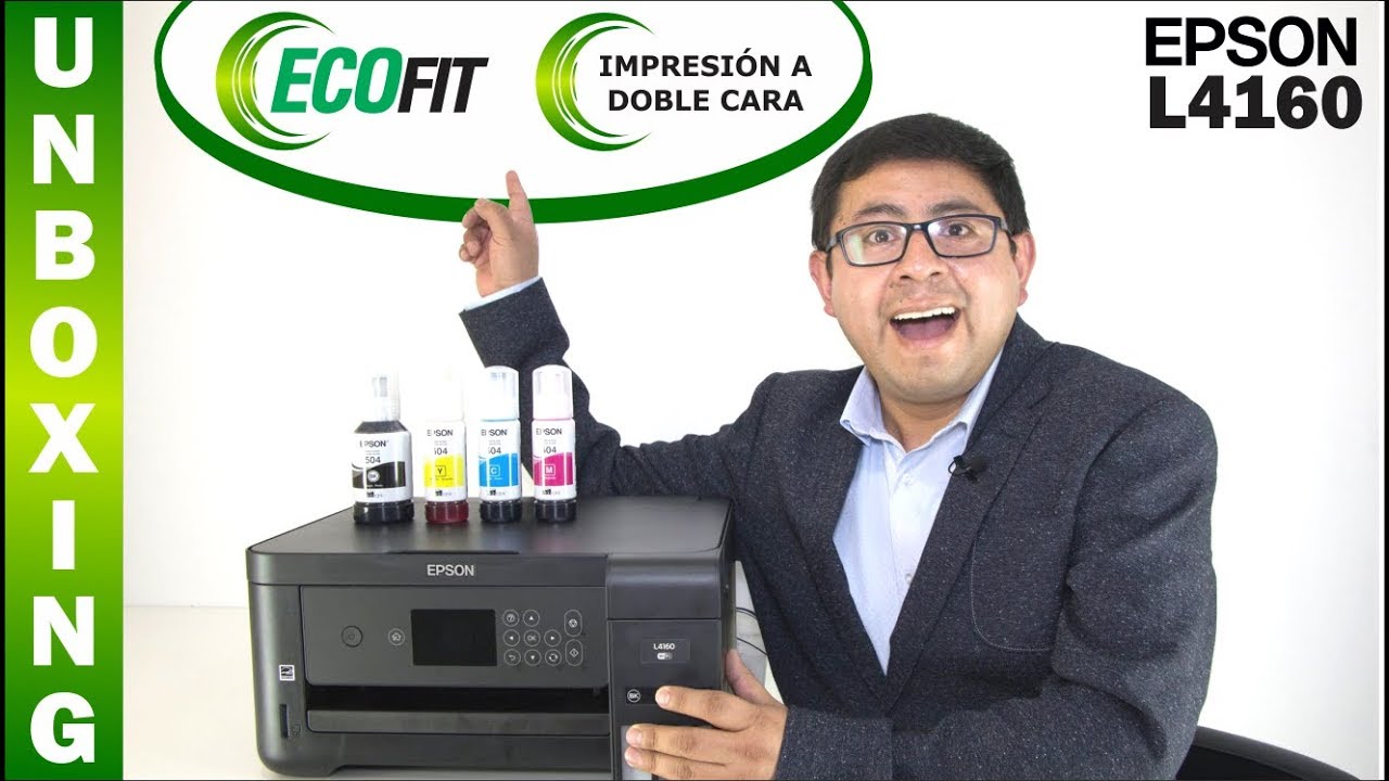 Impresora Epson L4160 Unboxing Duplex - YouTube