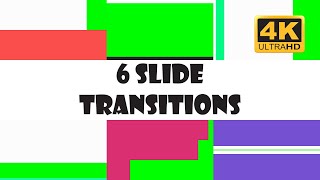 Slide Transitions for YouTube Video - Green Screen Transitions | No Copyright | GreenTube