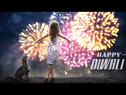 Diwali Special Poster Design Photoshop Tutorial - Dipawali photo editing