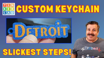 🔥 Secret Tinkercad Tricks for Amazing Custom Keychains 🔥