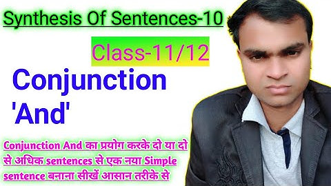 Making simple sentence by using Conjunction 