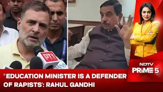 Anti-Paper Leak Bill | "Defender Of Rapists Is Education Minister": Rahul Gandhi Slams Pralhad Joshi