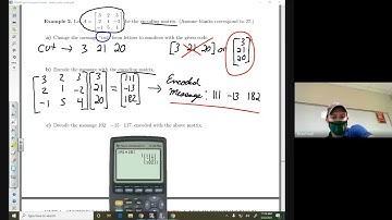 Math 105 - Inverse of a Square Matrix & Cryptography