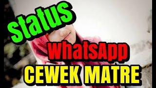 Download lagu Status wa untuk cewek matre Status wa untuk cewek matre