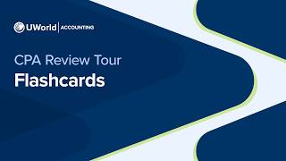 UWorld CPA Review Tour: Flashcards