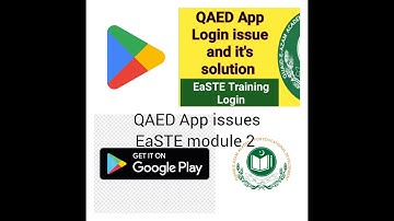 Qaed App issues EaSTE module 2