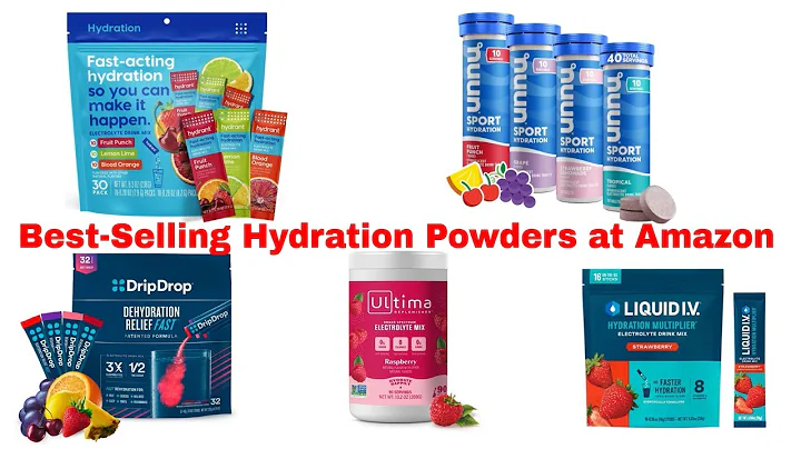 Highest Rated, Best Selling Hydration Electrolyte Powders on Amazon