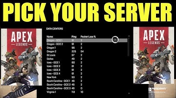 How to Check Ping On Apex Legends (Change Servers) Reduce Ping Ps4,xbox,pc Fix Lag