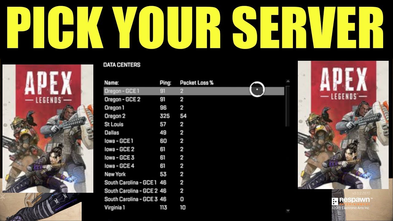 How to Check Ping On Apex Legends (Change Servers) Reduce Ping Ps4,xbox,pc  Fix Lag - YouTube