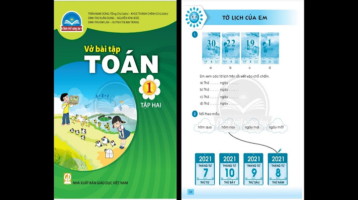 Mua vở bài tập toán lớp 1 tập 2 năm 2024