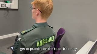 Future Paramedics Jump into the Virtual Driving Seat to Save Lives - Student Paramedic, Will