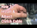 How To Adjust Honda CB350 CL350 Clutch Cable: Part 195