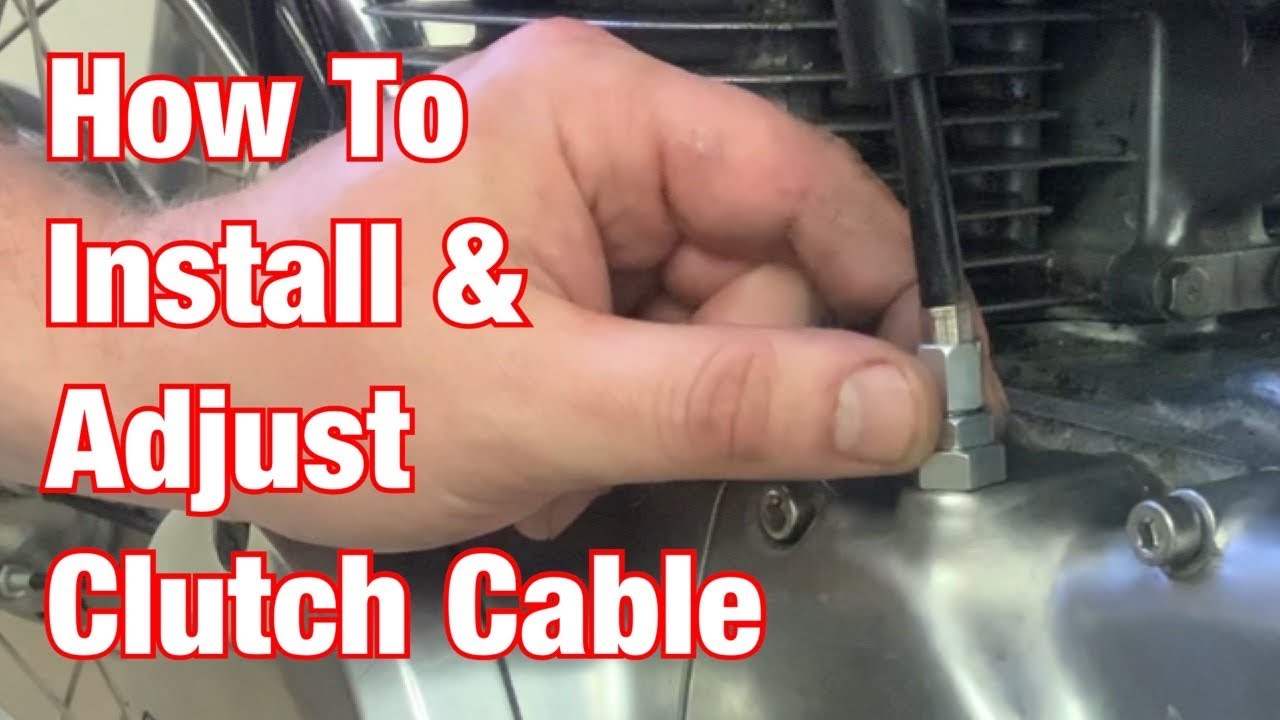How To Adjust Honda CB350 CL350 Clutch Cable Part 195 YouTube