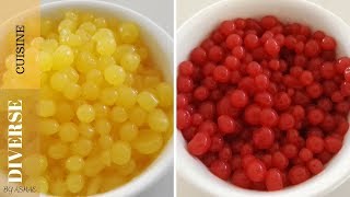 How To Make Strawberry and Mango caviar