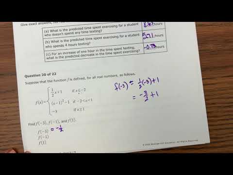Chapter 2 Test Review Part 3 - YouTube