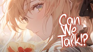 「Nightcore」 CAN WE TALK? - OKAY! KENJI ♡ (Lyrics)