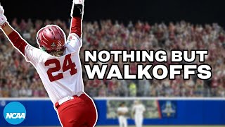 EVERY walk-off from the 2024 NCAA softball tournament 🥎🔥